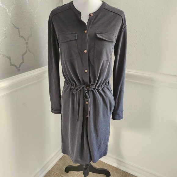 Lou & Grey for LOFT Softblend Black Dress With Pockets XS - Picture 1 of 8